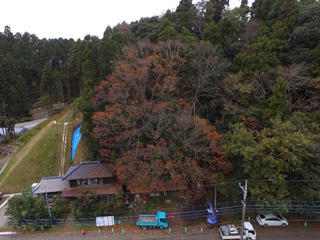 急傾斜地崩壊対策工事 着工前
