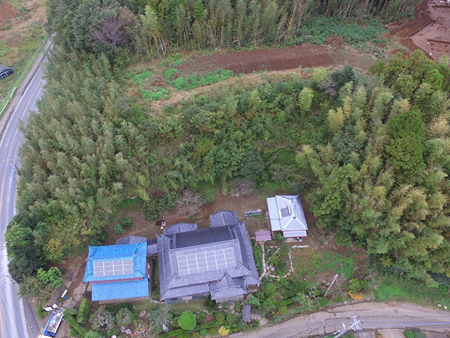 急傾斜地崩壊対策工事 着工前